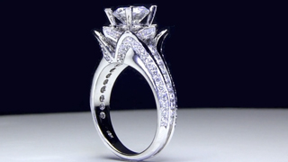 Small Blooming Beauty Wedding Ring Video