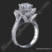 1.37 ctw. Original Small Blooming Beauty Flower Engagement Ring
