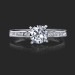 .30 ctw. Diamond Channel Set Solitaire Engagement Ring Laying Down