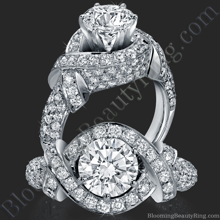 The Eternal Embrace Diamond Engagement Ring - bbr327