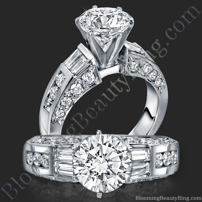 Traditional Style 6 Prong Engagement Ring - bbr328