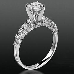 1ct. round diamond engagement ring