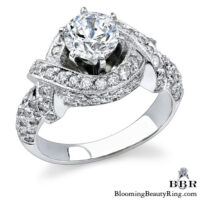 1.18 ctw. 14K Gold Diamond Engagement Ring – nrd327