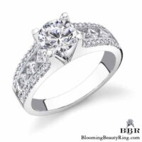.58 ctw. 14K Gold Diamond Engagement Ring – nrd348e
