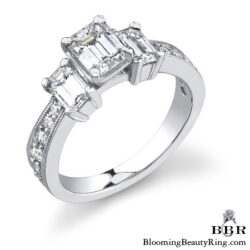 1.06 ctw. 14K Gold Diamond Engagement Ring - nrd360