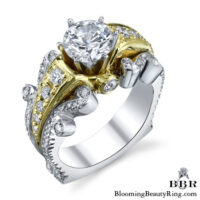 .85 ctw. 14K Gold Diamond Engagement Ring – nrd519-1
