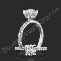 0.50 ctw Diamond Engagement Ring BBR-738E