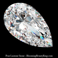 1.50 ct. Pear Lustour Stone